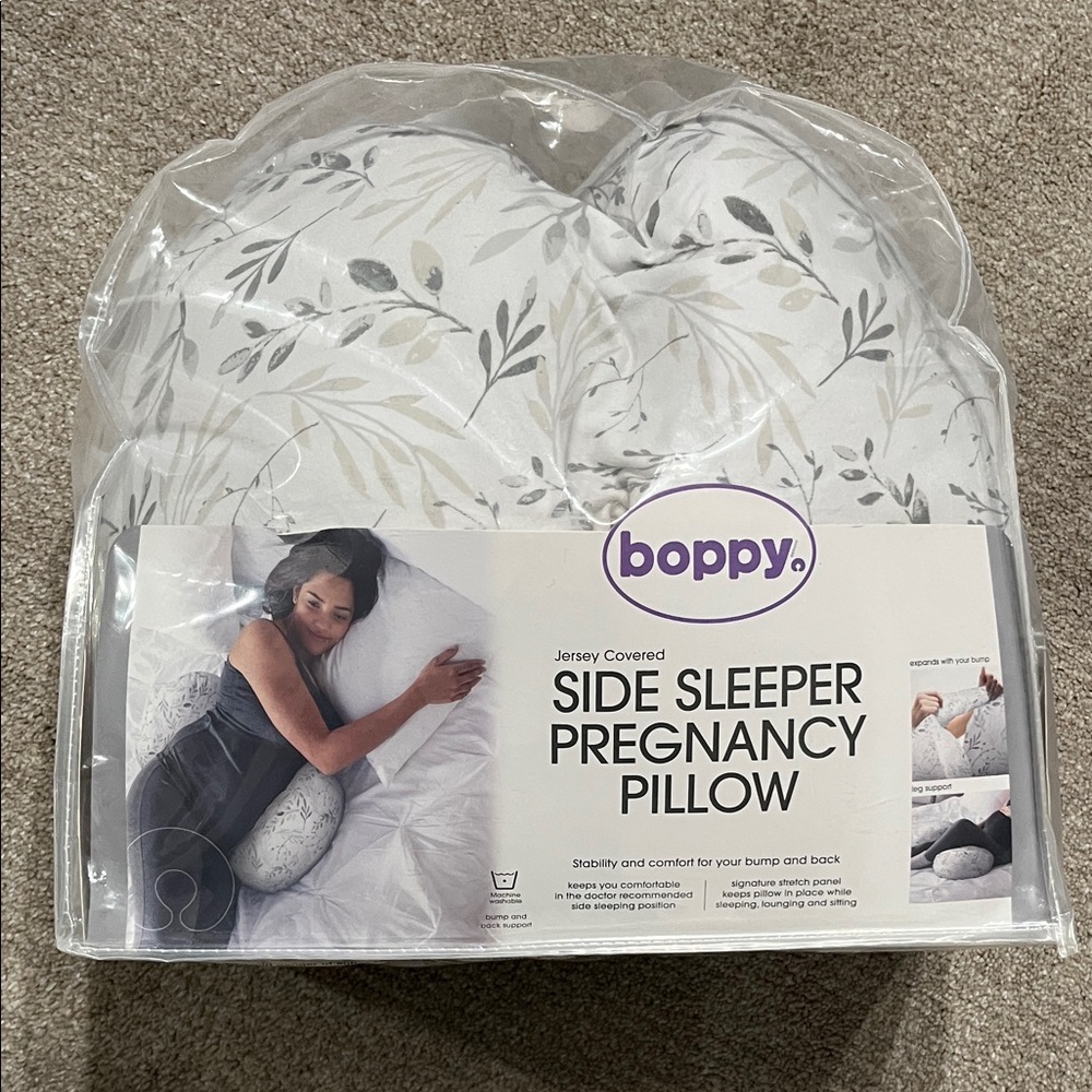 Boppy Jersey Covered Side Sleeper Pillow